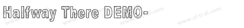 Halfway There DEMO字体转换